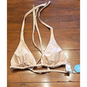 NEW cupshe bikini top‎ size Large champagne